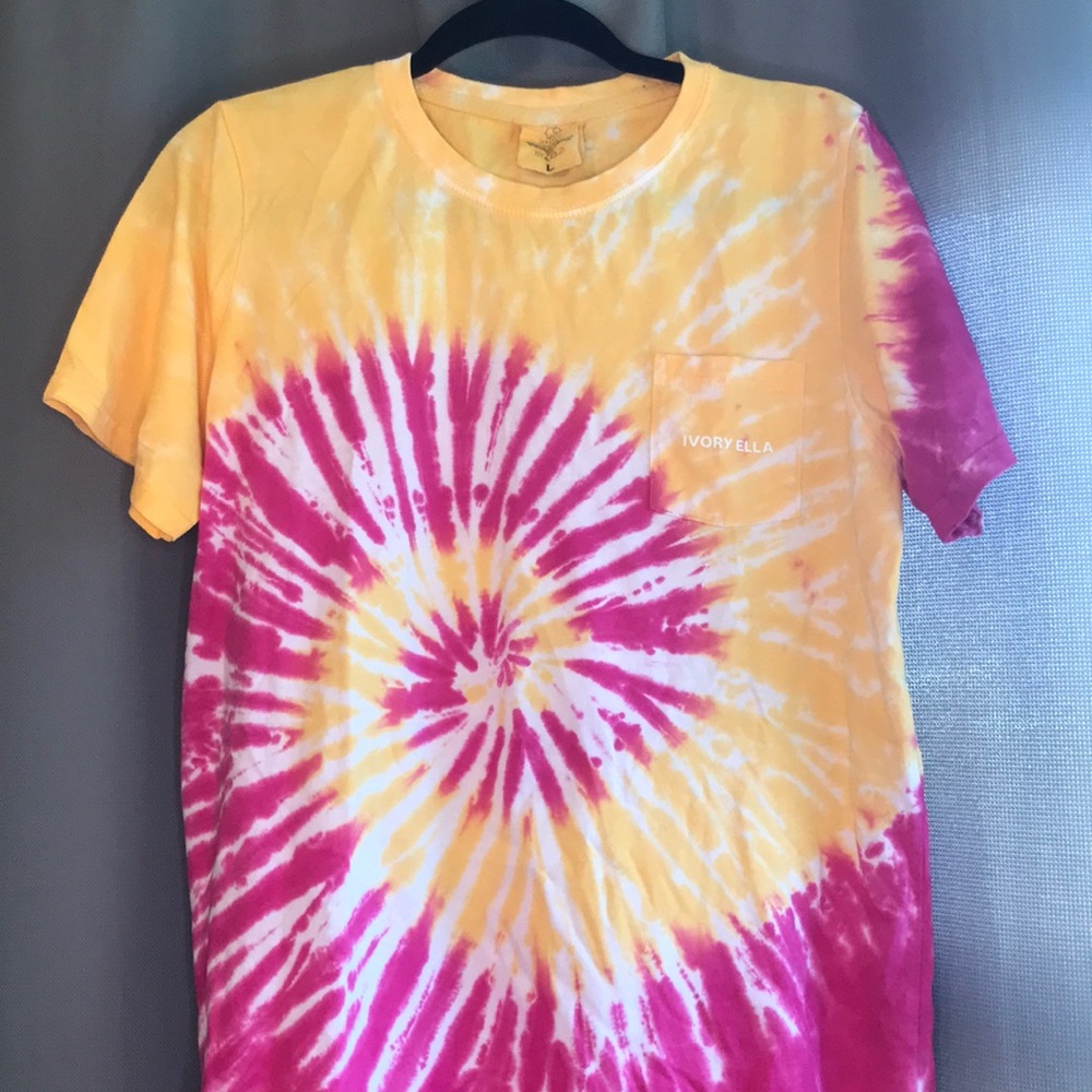 Ivory Ella Large Tie Dye Tee